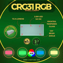 CRG31 Low Voltage In Ground RGB or WW LED Brick Paver Light Rectangle IP67 Waterproof