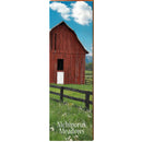Nichiporuk Meadows Red Barn CRO1 | Wall Art Print on Real Wood