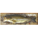 Keuka Lake Bass CRO1 | Wall Art Print on Real Wood