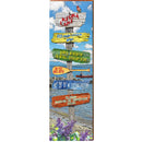 Keuka Lake Directional CRO1 | Wall Art Print on Real Wood