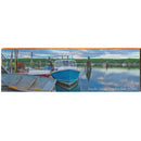 Brunnelle's Marina, Connecticut River "A" Dock CRO1 | Wall Art Print on Real Wood