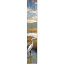 Keuka Lake Heron Sunset CRO1 | Wall Art Print on Real Wood