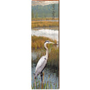 Keuka Lake Heron Sunset CRO1 | Wall Art Print on Real Wood