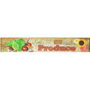 Katy's Produce CRO1 | Wall Art Print on Real Wood