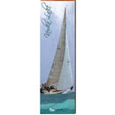 Keuka Lake Sailboat CRO1 | Wall Art Print on Real Wood