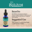 Children's Respiratory Support Herbal Tincture with Elderberry 1 oz