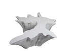 Modern Living Edge Teak Root Coffee Table White 106