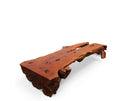 86 Inch Long Large One Slab Lychee Burl Coffee Table