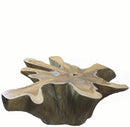 Star Nature Wood Color Organic Teak Root Coffee Table or Accent Table 58