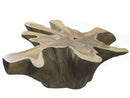 Star Nature Wood Color Organic Teak Root Coffee Table or Accent Table 58