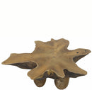 Small Living Edge Teak Coffee Table or Side Table