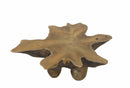 Small Living Edge Teak Coffee Table or Side Table