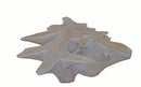 Organic Natural Wood with White Wash Teak Root  Coffee Table 80