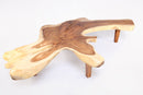 95" Long Free Form One Slab Living Edge Coffee Table 10