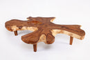 83" Long Free Form One Slab Living Edge Coffee Table 11