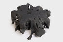 Round  Burnt Black Teak Root Coffee Table 18