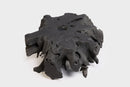 Round  Burnt Black Teak Root Coffee Table 18