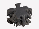Round  Burnt Black Teak Root Coffee Table 19