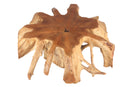 Round 36" Inch Organic Teak Root Coffee Table 27
