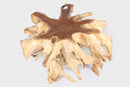 Round 36" Inch Organic Teak Root Coffee Table 28