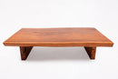 Modern One Slab Living Edge Coffee Table