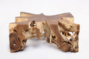Square 36" Inch Organic Teak Root Coffee Table 55