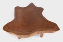 Modern Brown One Slab Living Edge Coffee Table 59