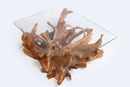 Rectangular Organic Sculptured Teak Root Based Coffee Table 6