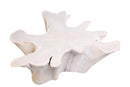 Organic Teak Root Coffee Table 66-White Wash
