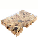 Z-Rectangular Teak Root Coffee Table 85
