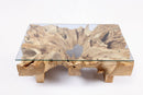 Z-Rectangular Teak Root Coffee Table 85