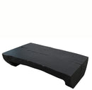 Z-Single Slab Black Water Fall Living Edge Coffee Table