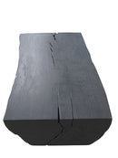 Z-Single Slab Black Water Fall Living Edge Coffee Table