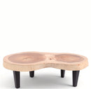 Double Ring Living Edge Coffee Table