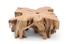 Z-39" Inch Square Teak Root Coffee Table