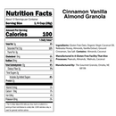 Cinnamon Vanilla Almond Granola | Pack of 3 | 12 oz | Gluten, Dairy, & Soy Free | The Gourmet Granola