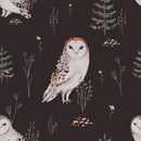 Elegant Owls Wallpaper Tasteful