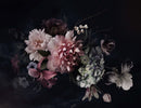 Fashionable Dark Floral Wallpaper Vogue