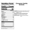 Cinnamon Vanilla Granola | 12 oz | Gluten, Dairy, & Soy Free | The Gourmet Granola