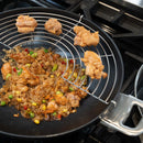 CXD DOU Ceramic Nonstick  Wok with Lid and Rack - 12.5" (32 cm), 5.3 QT (5 L)