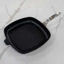 CXD DOU Ceramic Nonstick Square Grill Pan - 11" x 11" (28 cm x 28 cm)