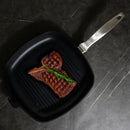 CXD DOU Ceramic Nonstick Square Grill Pan - 11" x 11" (28 cm x 28 cm)
