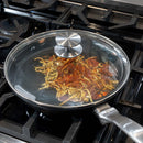 CXD DOU Ceramic Nonstick Fry Pan with Glass Lid