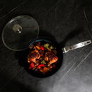 CXD DOU Ceramic Nonstick Fry Pan with Glass Lid