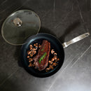 CXD DOU Ceramic Nonstick Fry Pan with Glass Lid