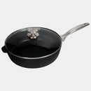 CXD DOU Ceramic Nonstick Saute Pan with Glass Lid