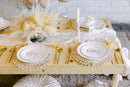 Hubby and Wifey Place Card