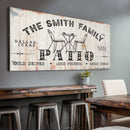 Family Patio Sign III