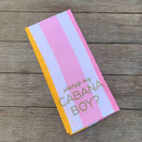 Cabana Life Tote Bag and Cabana Boy Tea Towel Bundle