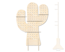 Unfinished Wood Cactus Standing Peg Board  | Standing Wood Peg Board | 1/2" & 1/4" Thick Wood | up to 40"
